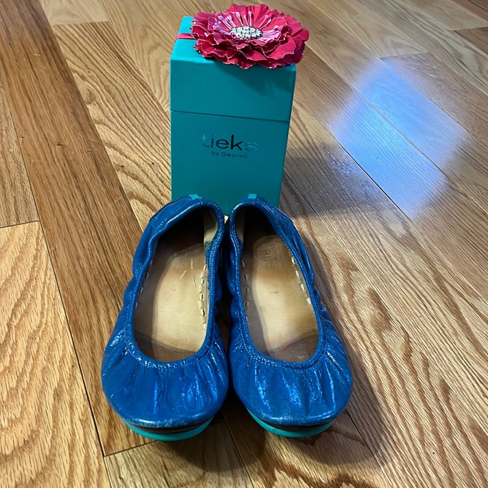 Tieks Cobalt Blue, Size 7